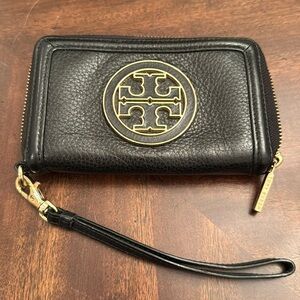 Tory Burch Black Wristlet